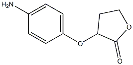 3-(4-aminophenoxy)oxolan-2-one 结构式