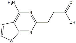 3-(4-aminothieno[2,3-d]pyrimidin-2-yl)propanoic acid