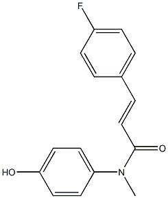 3-(4-fluorophenyl)-N-(4-hydroxyphenyl)-N-methylprop-2-enamide