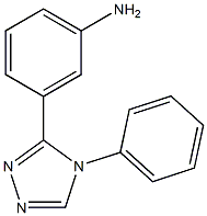 3-(4-phenyl-4H-1,2,4-triazol-3-yl)aniline Structure