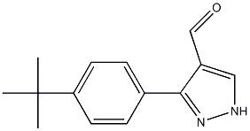 3-(4-tert-butylphenyl)-1H-pyrazole-4-carbaldehyde Structure