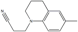 3-(6-methyl-3,4-dihydroquinolin-1(2H)-yl)propanenitrile,,结构式