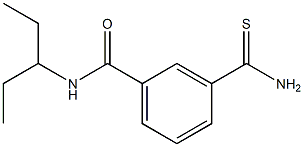 3-(aminocarbonothioyl)-N-(1-ethylpropyl)benzamide|