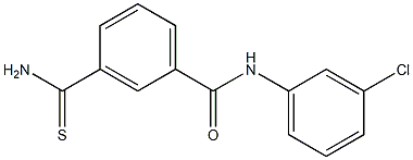 3-(aminocarbonothioyl)-N-(3-chlorophenyl)benzamide