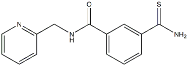 3-(aminocarbonothioyl)-N-(pyridin-2-ylmethyl)benzamide