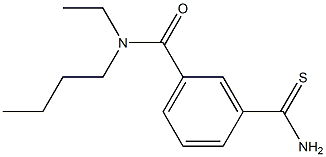 3-(aminocarbonothioyl)-N-butyl-N-ethylbenzamide|