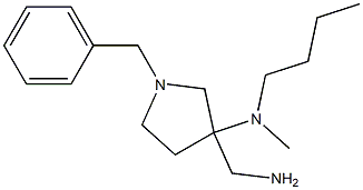 3-(aminomethyl)-1-benzyl-N-butyl-N-methylpyrrolidin-3-amine