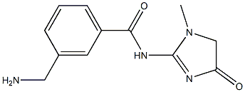 3-(aminomethyl)-N-(1-methyl-4-oxo-4,5-dihydro-1H-imidazol-2-yl)benzamide Structure