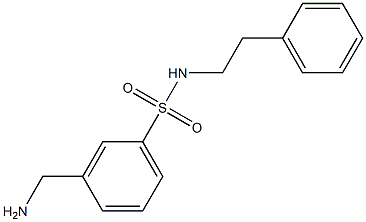 3-(aminomethyl)-N-(2-phenylethyl)benzenesulfonamide