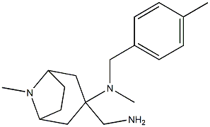 3-(aminomethyl)-N,8-dimethyl-N-[(4-methylphenyl)methyl]-8-azabicyclo[3.2.1]octan-3-amine