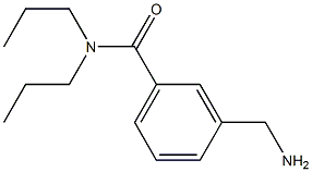 3-(aminomethyl)-N,N-dipropylbenzamide Structure