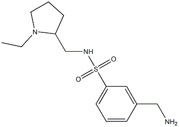 3-(aminomethyl)-N-[(1-ethylpyrrolidin-2-yl)methyl]benzenesulfonamide