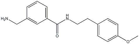 3-(aminomethyl)-N-[2-(4-methoxyphenyl)ethyl]benzamide