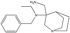 3-(aminomethyl)-N-benzyl-N-ethyl-1-azabicyclo[2.2.2]octan-3-amine