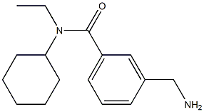 3-(aminomethyl)-N-cyclohexyl-N-ethylbenzamide|