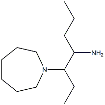 3-(azepan-1-yl)heptan-4-amine Structure