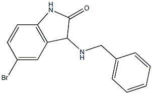 3-(benzylamino)-5-bromo-2,3-dihydro-1H-indol-2-one Struktur