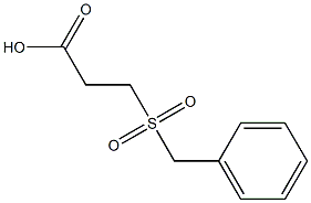 3-(benzylsulfonyl)propanoic acid Struktur