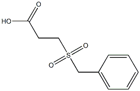 3-(benzylsulfonyl)propanoic acid,,结构式