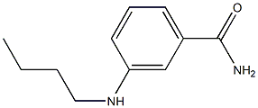 3-(butylamino)benzamide Struktur