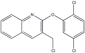 3-(chloromethyl)-2-(2,5-dichlorophenoxy)quinoline Structure