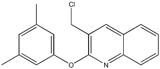 3-(chloromethyl)-2-(3,5-dimethylphenoxy)quinoline Structure