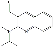 3-(chloromethyl)-N-methyl-N-(propan-2-yl)quinolin-2-amine Structure
