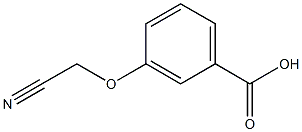 3-(cyanomethoxy)benzoic acid,152576-20-0,结构式