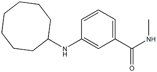 3-(cyclooctylamino)-N-methylbenzamide,,结构式
