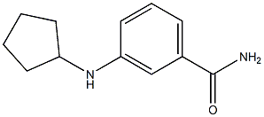 3-(cyclopentylamino)benzamide Struktur