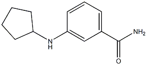  3-(cyclopentylamino)benzamide