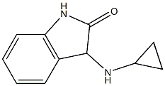 3-(cyclopropylamino)-1,3-dihydro-2H-indol-2-one 化学構造式
