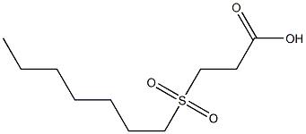 3-(heptane-1-sulfonyl)propanoic acid|