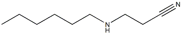 3-(hexylamino)propanenitrile Struktur