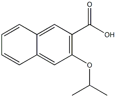 3-(propan-2-yloxy)naphthalene-2-carboxylic acid Structure