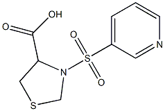 3-(pyridin-3-ylsulfonyl)-1,3-thiazolidine-4-carboxylic acid