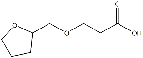 3-(tetrahydrofuran-2-ylmethoxy)propanoic acid Structure