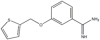 3-(thien-2-ylmethoxy)benzenecarboximidamide Structure