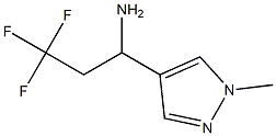  3,3,3-trifluoro-1-(1-methyl-1H-pyrazol-4-yl)propan-1-amine