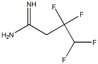 3,3,4,4-tetrafluorobutanimidamide 化学構造式