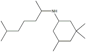 3,3,5-trimethyl-N-(6-methylheptan-2-yl)cyclohexan-1-amine Structure