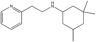 3,3,5-trimethyl-N-[2-(pyridin-2-yl)ethyl]cyclohexan-1-amine Structure