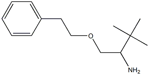 3,3-dimethyl-1-(2-phenylethoxy)butan-2-amine Structure