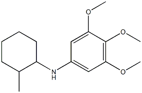 3,4,5-trimethoxy-N-(2-methylcyclohexyl)aniline Structure