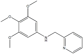 3,4,5-trimethoxy-N-(pyridin-2-ylmethyl)aniline