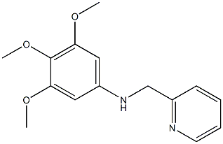 3,4,5-trimethoxy-N-(pyridin-2-ylmethyl)aniline|