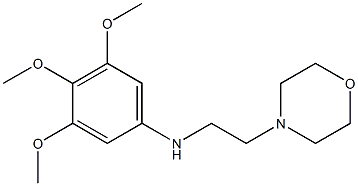 3,4,5-trimethoxy-N-[2-(morpholin-4-yl)ethyl]aniline Structure