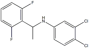 3,4-dichloro-N-[1-(2,6-difluorophenyl)ethyl]aniline Structure