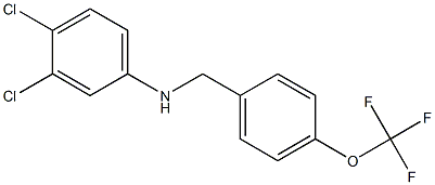 3,4-dichloro-N-{[4-(trifluoromethoxy)phenyl]methyl}aniline|