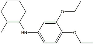 3,4-diethoxy-N-(2-methylcyclohexyl)aniline Structure